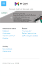 Mobile Screenshot of m-com.cz